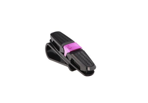 dubbele brillenhouder zwart‑roze